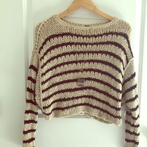 Free People Crop Sweater